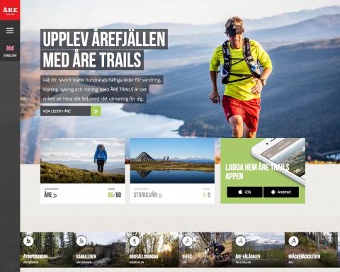 Åre Trails – en digital guide och realtidsstyrd 3D-karta