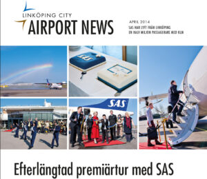 Linköping-Köpenhamn med SAS firar ett år sas premiär 2014