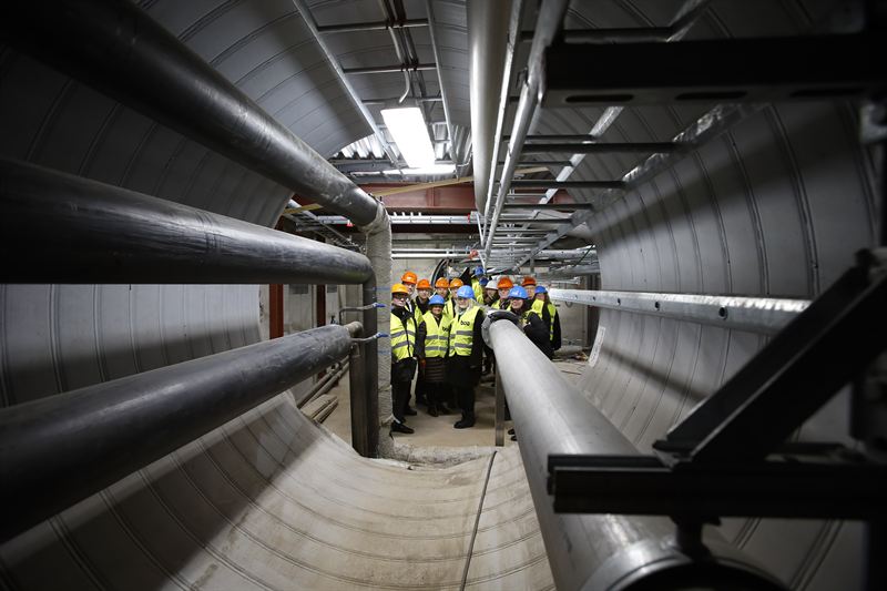 Fastighetsbranschen på inspirationsbesök i Vallastaden – en av landets mest innovativa stadsdelar bo2017