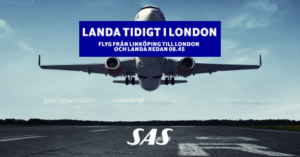 Landa tidigt i London med SAS sas london