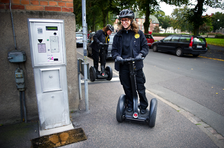 Mer tillgängliga p-vakter på segway 6 segway