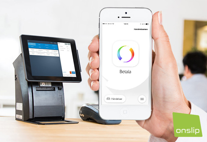 Onslip först med Swish i sin kassalösning onslipswish