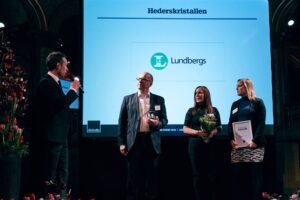 Sveriges bästa hyresvärdar lundbergs hederskristallen2016