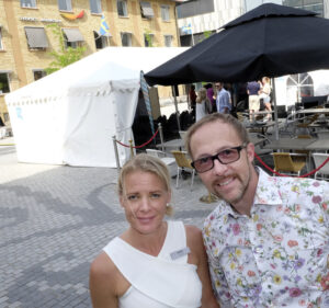 Entreprenörskapet flyttade ut i stadsrummet nyföretagarcentrum på torget