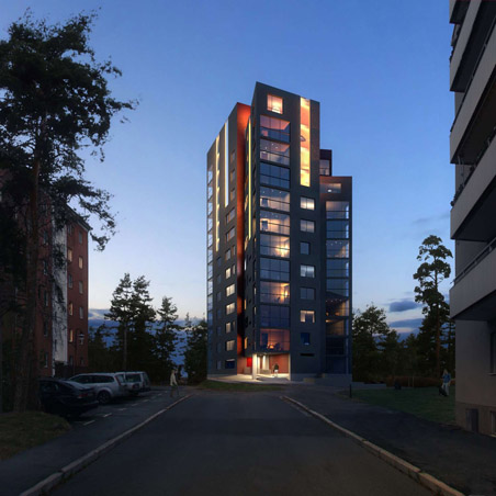 NCC bygger Stångåstadens höghus majelden hojdpunkten