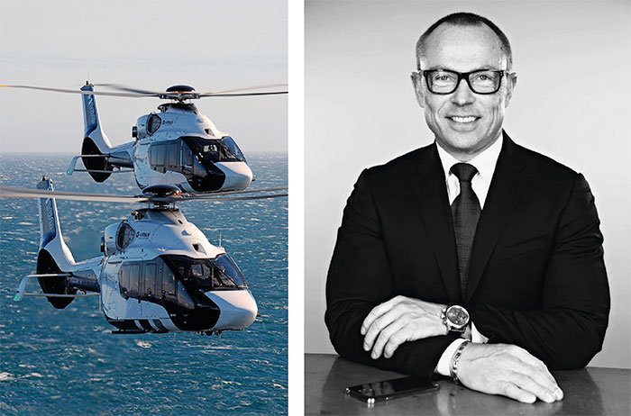 Lyfter från en helikopterplatta nära dig savback