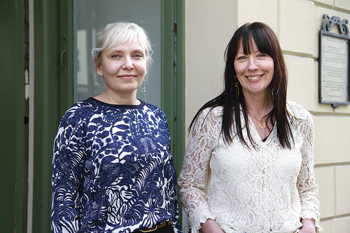 Folk jobbar tillsammans för citykärnan carina och petra rot