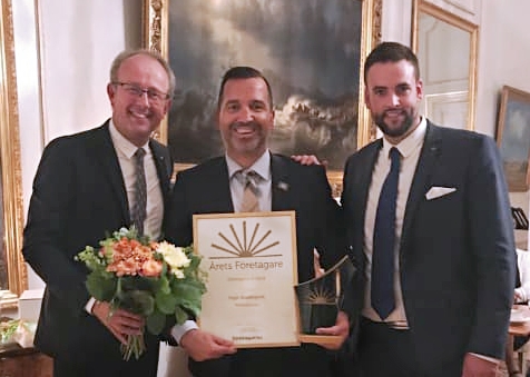 Sigge Bilajbegovic blev Årets företagare i Östergötland siggearetsforetagare