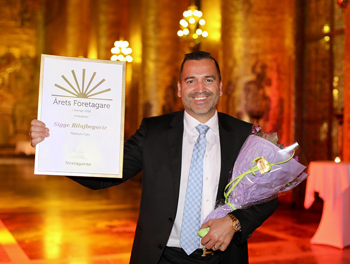 Affärsstaden gratulerar Sigge Bilajbegovic till andraplatsen i Årets företagare 2018 img 8765web