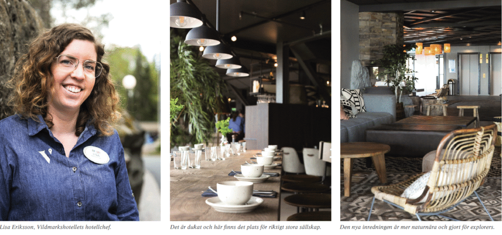 Mitt i vildmarken, helt enkelt vildmarkshotellet foto bjorn lisinski