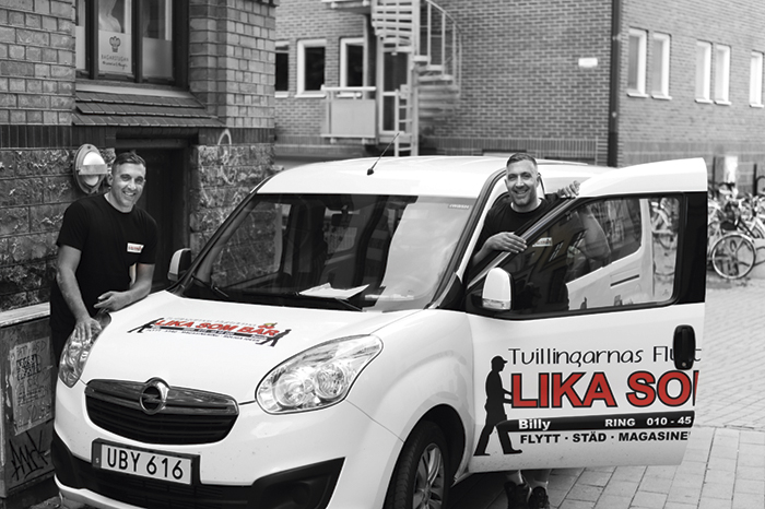 Lika som bär - Tvillingarnas flyttfirma växer likasombärbilen