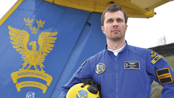 Flygskolans utbildning bygger på öppenhet johan landin foto jan basilius