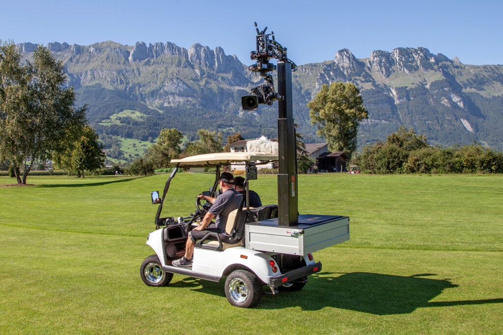 Stabilitet och en större upplevelse från Linköping newton nordic kamera på golfbil 1200