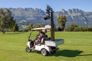 Stabilitet och en större upplevelse från Linköping newton nordic kamera på golfbil 1200