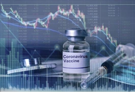 Hur har utrullningen av covid-19-vacciner påverkat den finansiella handeln? fotoanteckning