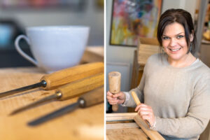 Hon slår ett slag för hantverk i trä elin juberg foto bjorn lisinski 1200