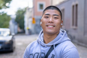 Samuel inspirerar och fajtas på jobbet samuel ericsson foto bjorn lisinski 1200