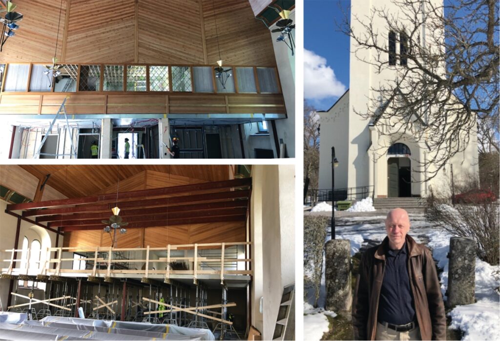 Han bygger ett tvåvåningshus mitt i Vånga kyrka skärmavbild 2023 04 28 kl. 15.03.57