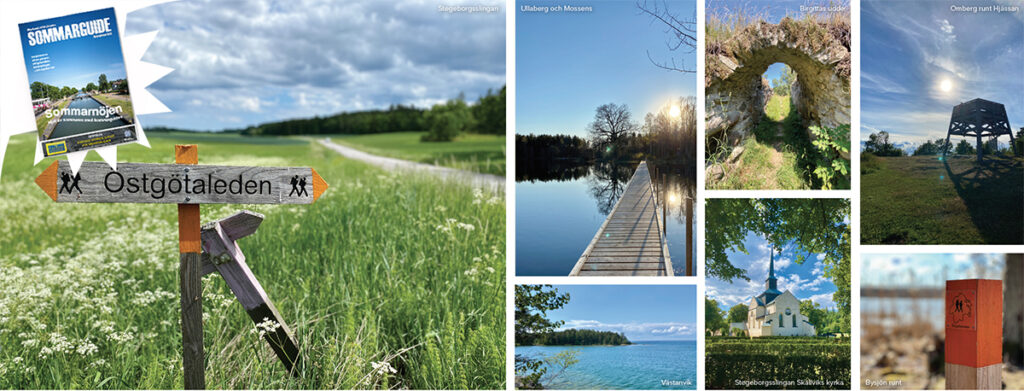 Östgötaleden - landets längsta låglandsled med 150 mil upplevelser östgötaleden cornelia toneri