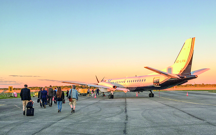 almedalsflyget foto peter nordlander