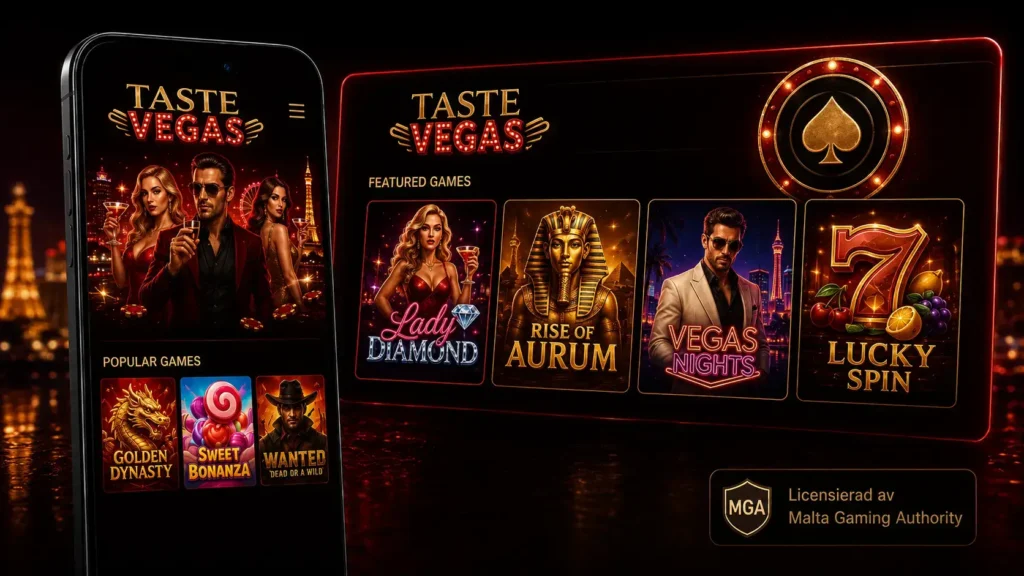 taste vegas har bäst vegas känsla och stor bonus